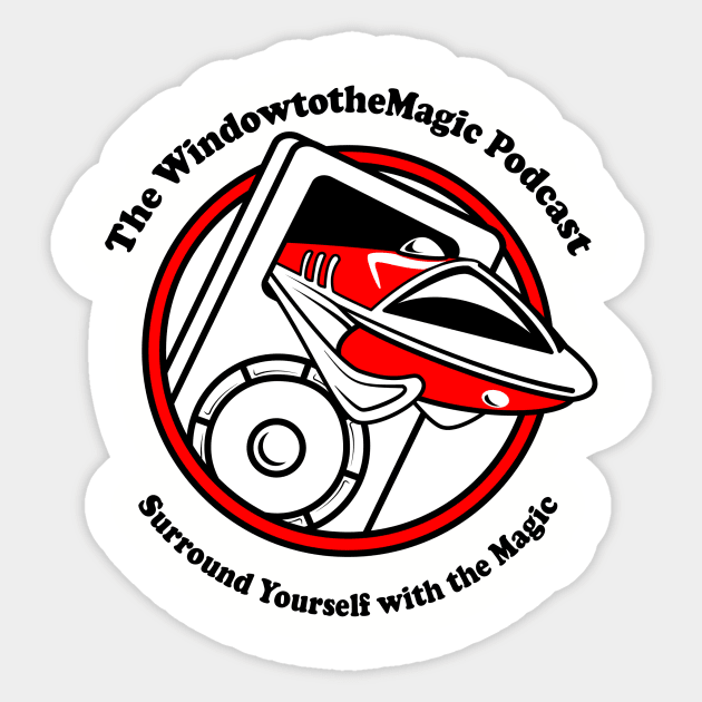 Classic WTTM Monorail Logo Sticker by The Window to the Magic Podcast